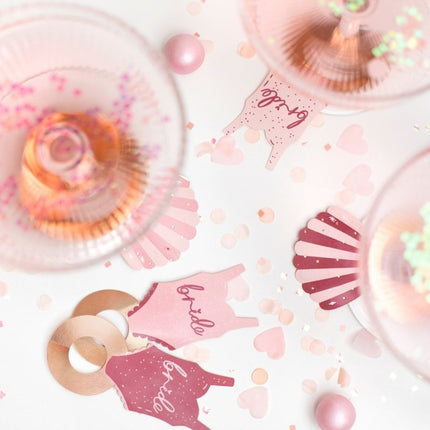 Glasmarkers Bride 10st van Partydeco koop je bij Partywinkel