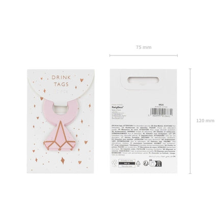 Glasmarkers Ring 10st van Partydeco koop je bij Partywinkel