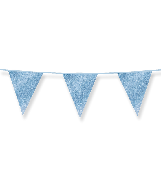 Blaue Girlande Glitter 6m