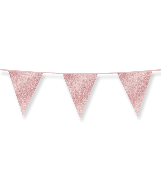 Rose Gold Girlande Glitter 6m