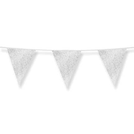Silberne Girlande Glitter 6m