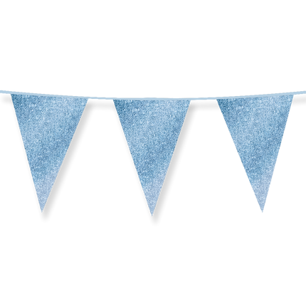Hellblaue Girlande 6m