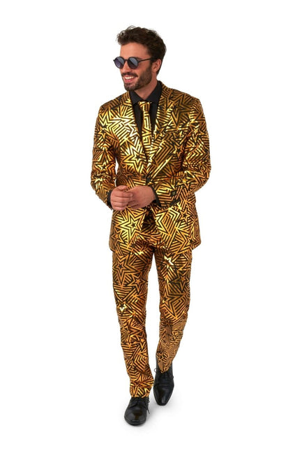 Goud Sterren Pak Heren OppoSuits van OppoSuits koop je bij Partywinkel