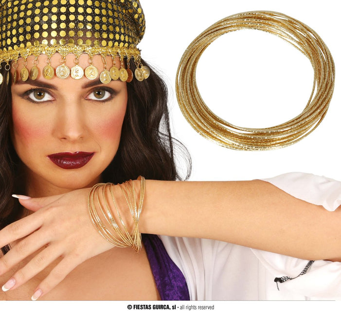 Gouden Armband Metaal - Partywinkel - 8434077272169