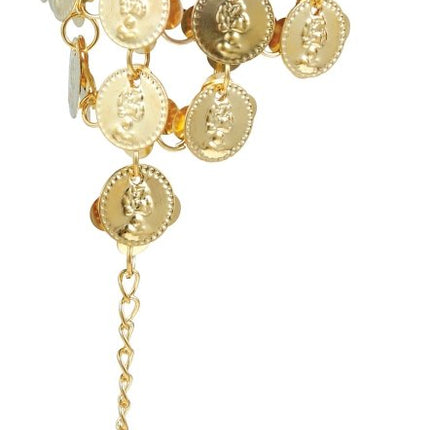 Gouden Armband Munten van Fiestas Guirca koop je bij Partywinkel