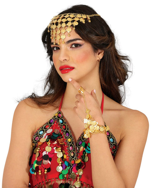 Gouden Armband Munten - Partywinkel - 8434077162279