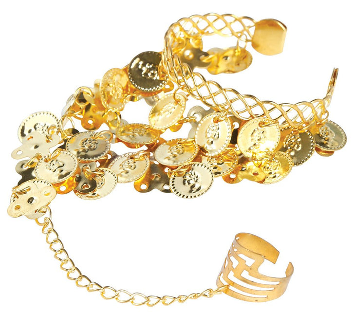 Gouden Armband Munten - Partywinkel - 8434077162279