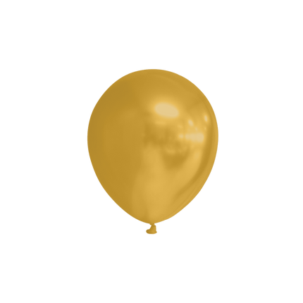 Gouden Ballonnen Metallic 13cm 100st van WeFiesta koop je bij Partywinkel