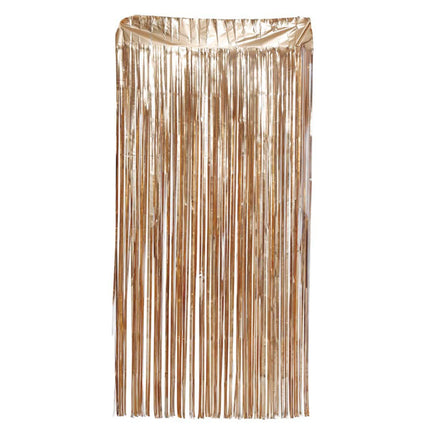 Gouden Deurgordijn Mat 2m van Fiestas Guirca koop je bij Partywinkel