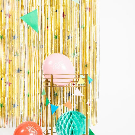 Gouden Deurgordijn Ster 2m van Folat koop je bij Partywinkel