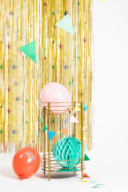 Gouden Deurgordijn Ster 2m van Folat koop je bij Partywinkel