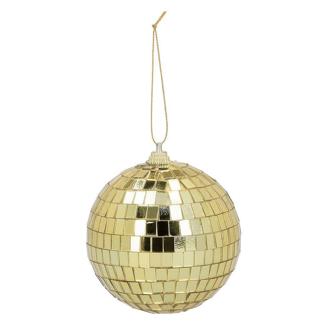 Gouden Discobal 8cm 6st van Boland koop je bij Partywinkel