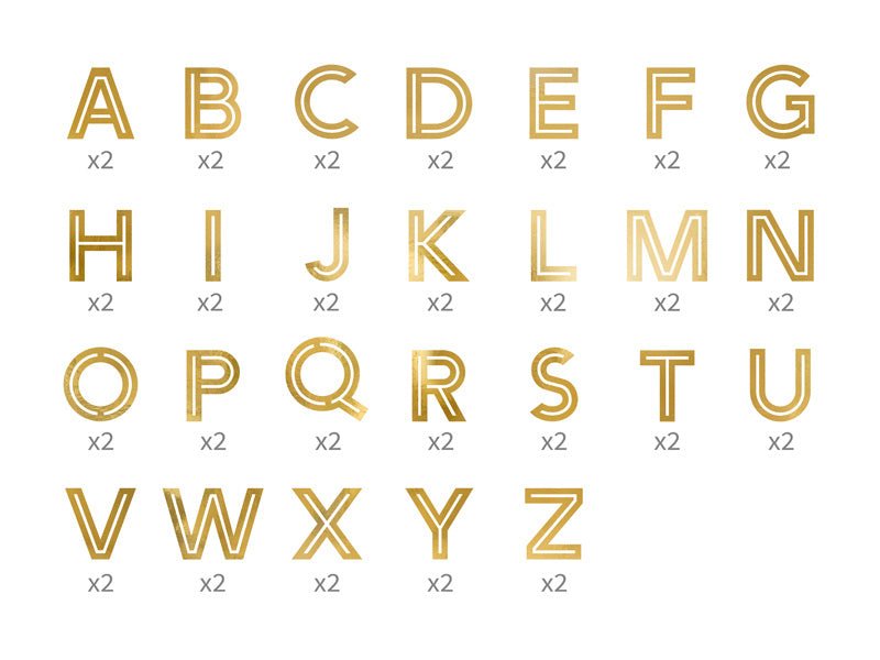 Gouden Glas Stickers 52st van Partydeco koop je bij Partywinkel