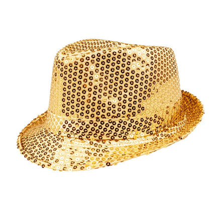 Gouden Hoed Glitter - Partywinkel - 8712026012913