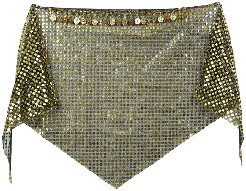 Gouden Hoofdband Munten - Partywinkel - 8434077137413