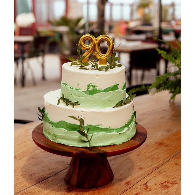 Gouden Kaars 7 Jaar 8cm van Boland koop je bij Partywinkel