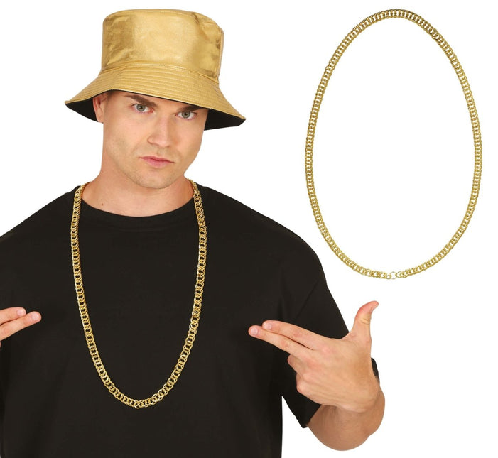 Gouden Ketting 1m - Partywinkel - 8434077272183