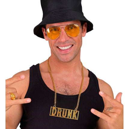 Gouden Ketting Drunk van Widmann koop je bij Partywinkel