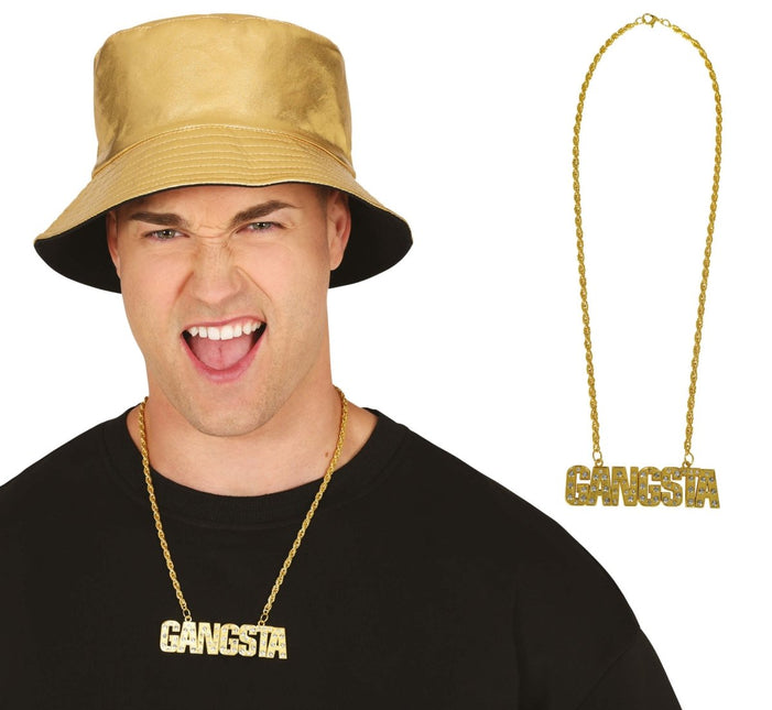 Gouden Ketting Gangsta - Partywinkel - 8434077167977