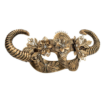 Gouden Oogmasker Ram van Widmann koop je bij Partywinkel