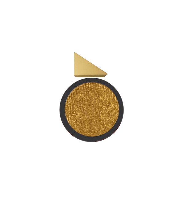 Gouden Schmink met Spons 9gr - Partywinkel - 8434077156315