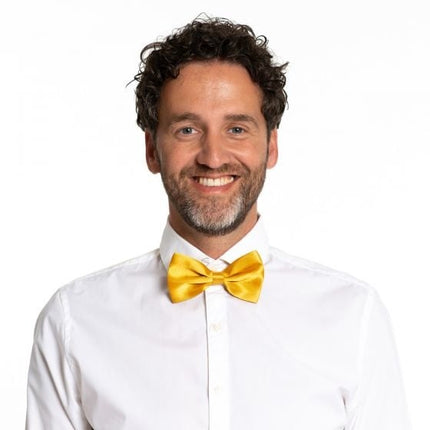 Gouden Vlinderdas van Partychimp koop je bij Partywinkel