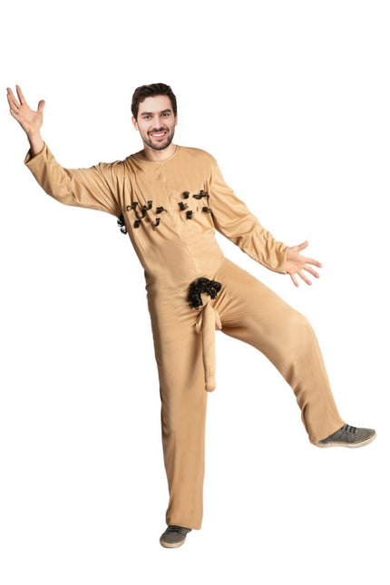 Grappig Kostuum Heren Naakte van Partychimp koop je bij Partywinkel