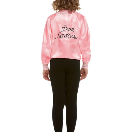 Grease Jas Roze Meisje Pink Ladies van Smiffys koop je bij Partywinkel