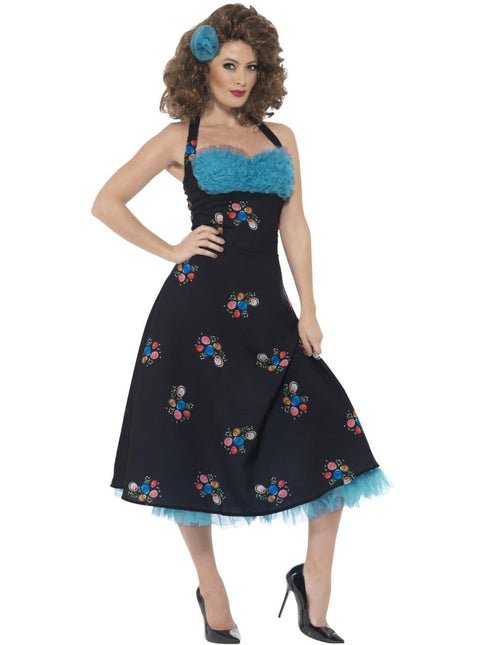 Grease Kostuum Dames Cha Cha Digregorio van Smiffys koop je bij Partywinkel