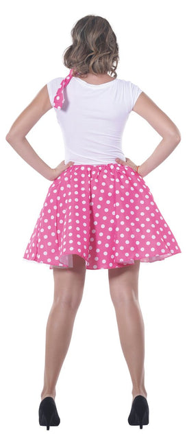 Grease Kostuum Set Roze 50's Dames L van Fiestas Guirca koop je bij Partywinkel