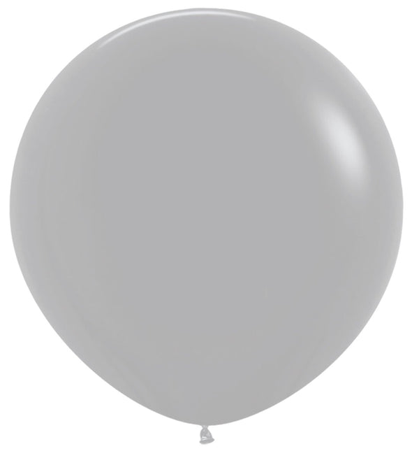 Grijze Ballonnen 91cm 2st van Sempertex koop je bij Partywinkel