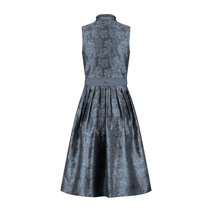 Grijze Dirndl Jurk Oktoberfest Dames 2 delig van Haus Huberts koop je bij Partywinkel