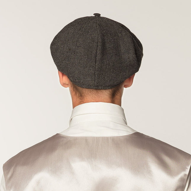 Grijze Pet Peaky Blinders Birmingham van Boland koop je bij Partywinkel