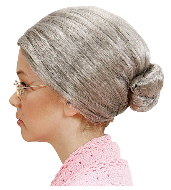 Grijze Pruik Oma Kind van Widmann koop je bij Partywinkel