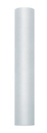 Grijze Tule Rol 30cm 9m van Partydeco koop je bij Partywinkel