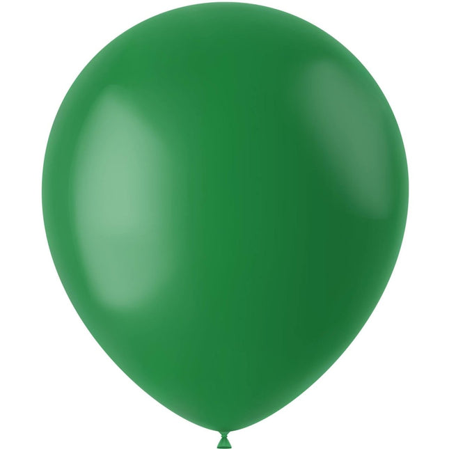 Groene Ballonnen Pine Green 33cm 50st van Folat koop je bij Partywinkel