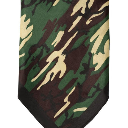 Groene Bandana Comuflage 52cm van Partychimp koop je bij Partywinkel