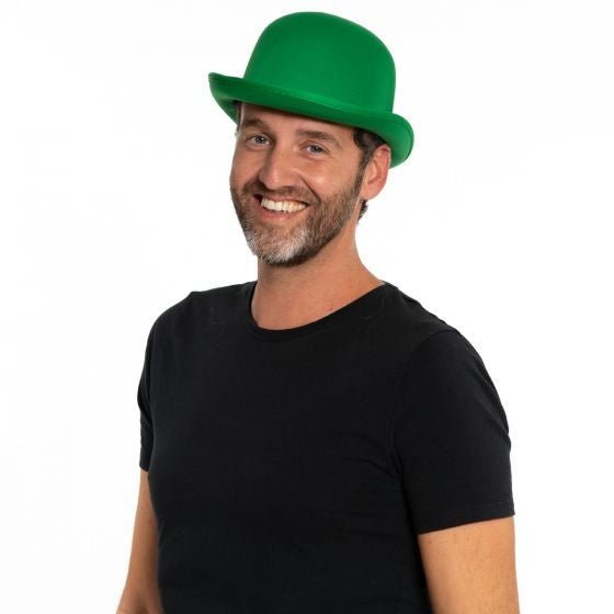 Groene Bolhoed Satijn van Partychimp koop je bij Partywinkel