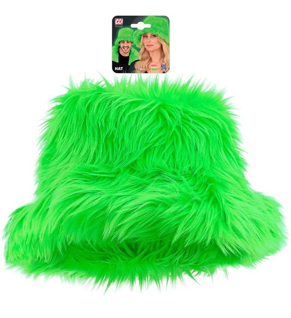 Groene Bucket Hat Pluche van Widmann koop je bij Partywinkel