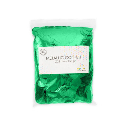 Groene Confetti Metallic 250gr van WeFiesta koop je bij Partywinkel
