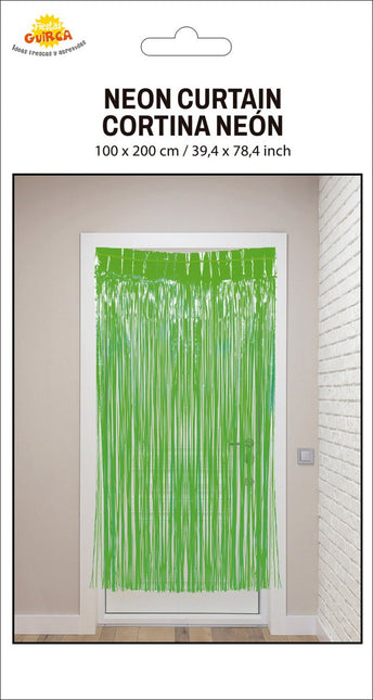 Groene Deurgordijn 2m van Fiestas Guirca koop je bij Partywinkel
