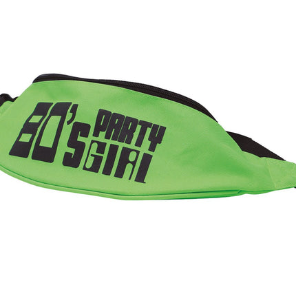 Groene Heuptasje 80'S Party Girl van Fiestas Guirca koop je bij Partywinkel