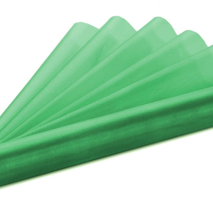 Groene Organza Stof 36cm 9m van Partydeco koop je bij Partywinkel