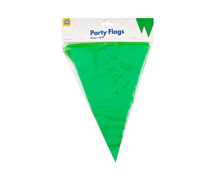 Groene Slinger Plastic 10m - Partywinkel - 8716764235771