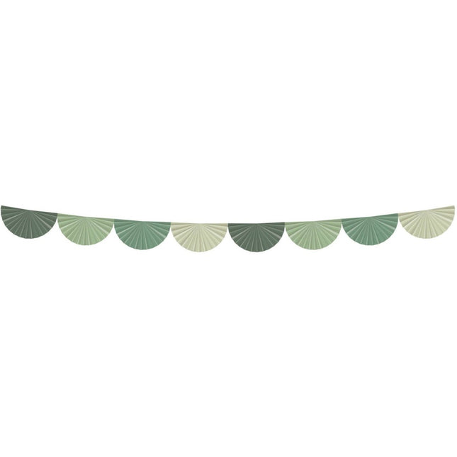 Groene Slinger Waaier 4m - Partywinkel - 8714572243438