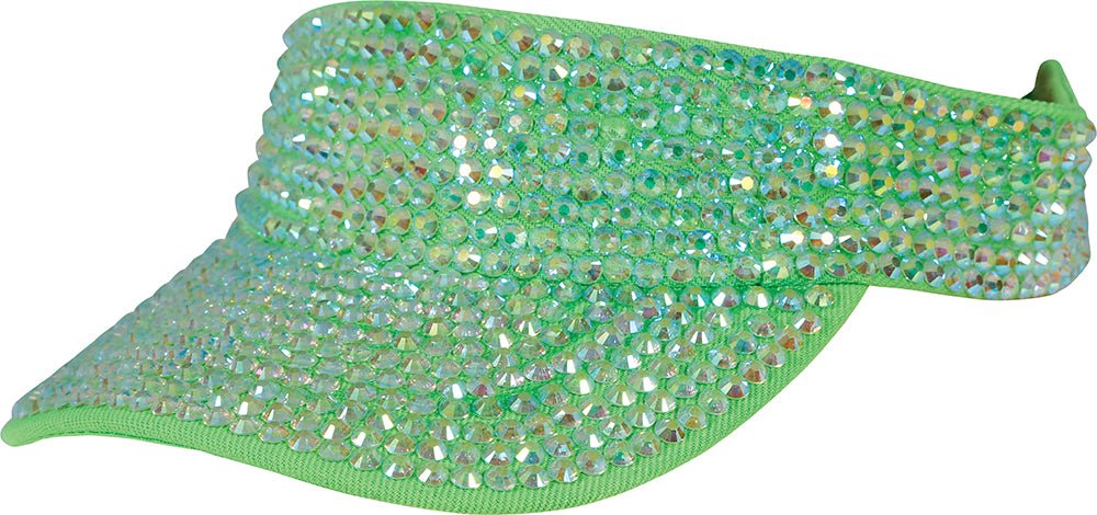 Groene Zonneklep Steentjes - Partywinkel - 8434077138281