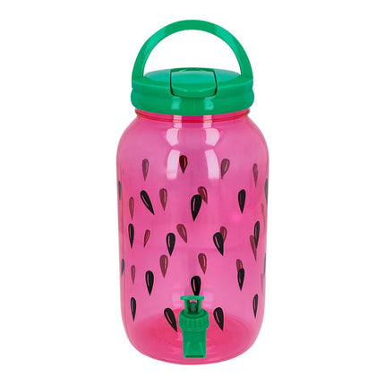 Groen/Roze Drankdispenser Watermeloen Met Kraantje 3,8l van Boland koop je bij Partywinkel