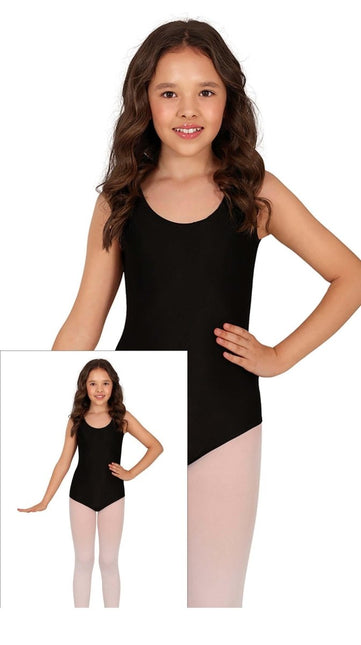 Gympakje Zwart Meisje Mouwloos van Fiestas Guirca koop je bij Partywinkel