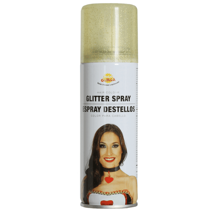 Haar Spray Glitter Goud 125ml van Fiestas Guirca koop je bij Partywinkel
