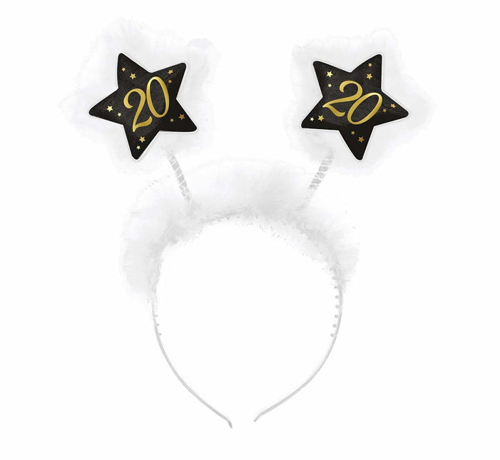 Haarband 20 Jaar Sterren van Fiestas Guirca koop je bij Partywinkel